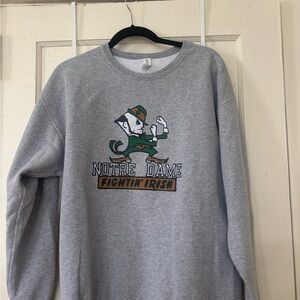 Notre Dame Fighting Irish Gray Sweater